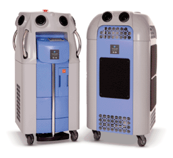 Image: The Bioquell Q-10 hydrogen peroxide vapor (HPV) bio-decontamination system (Photo courtesy of Bioquell). Image: The Bioquell Q-10 hydrogen peroxide vapor (HPV) bio-decontamination system (Photo courtesy of Bioquell).
